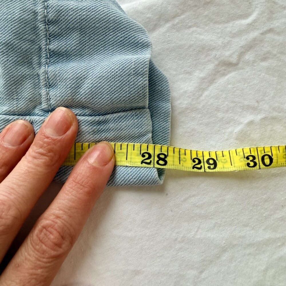 Loft Womens Light Blue Wide-Leg Pull-On Pants XS Cotton & Linen Blend - Picture 11 of 11